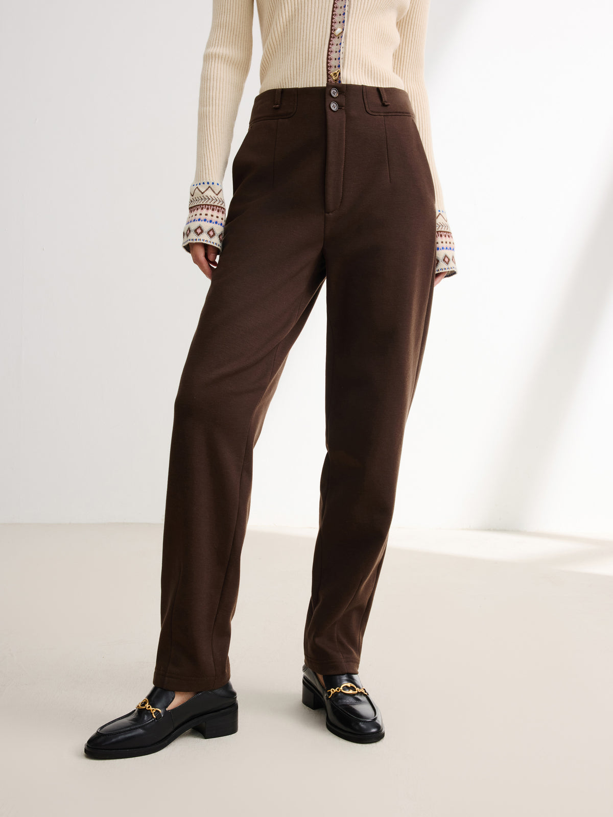 EP YAYING TENCEL Wool Pants