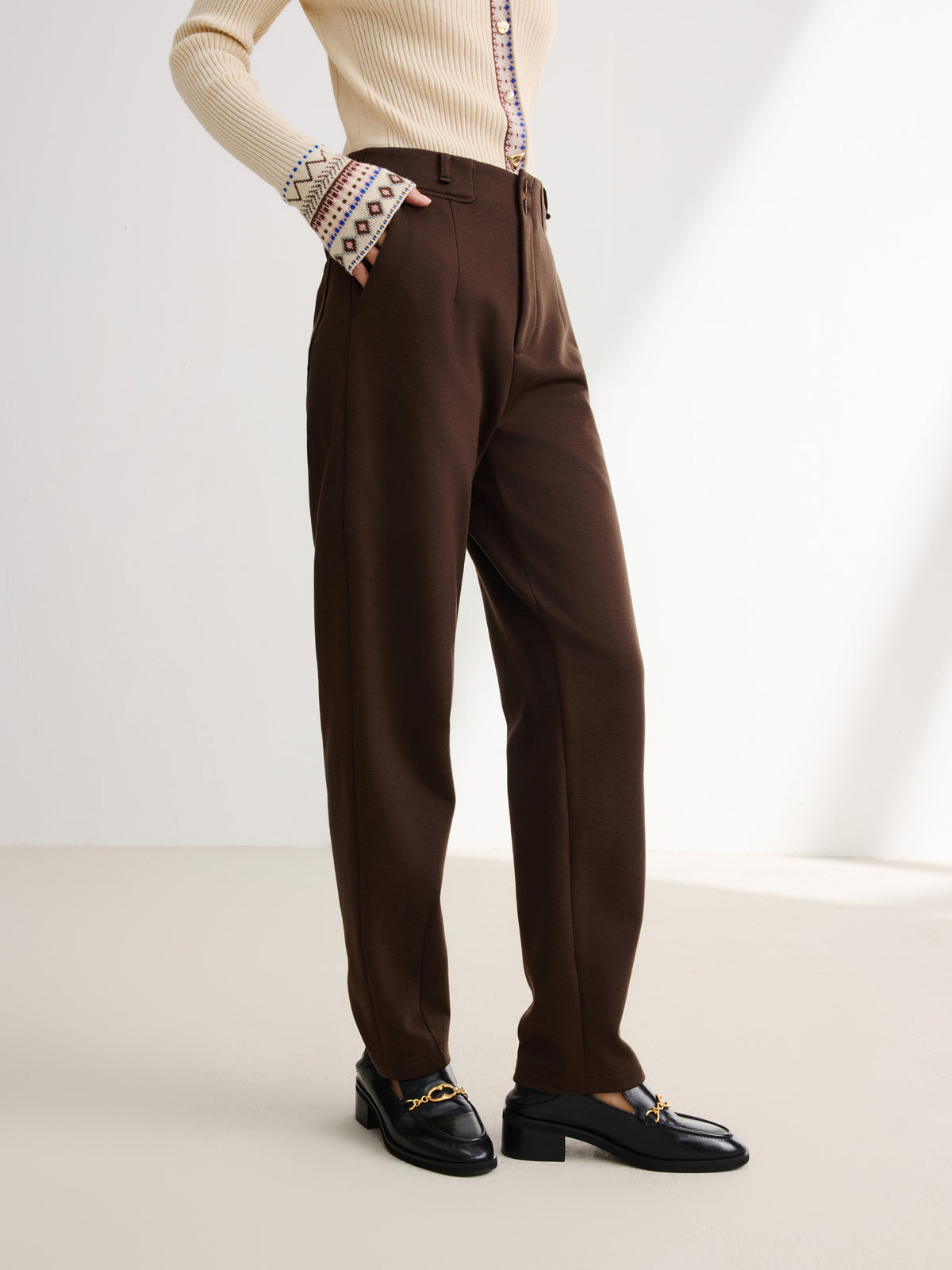 EP YAYING TENCEL Wool Pants