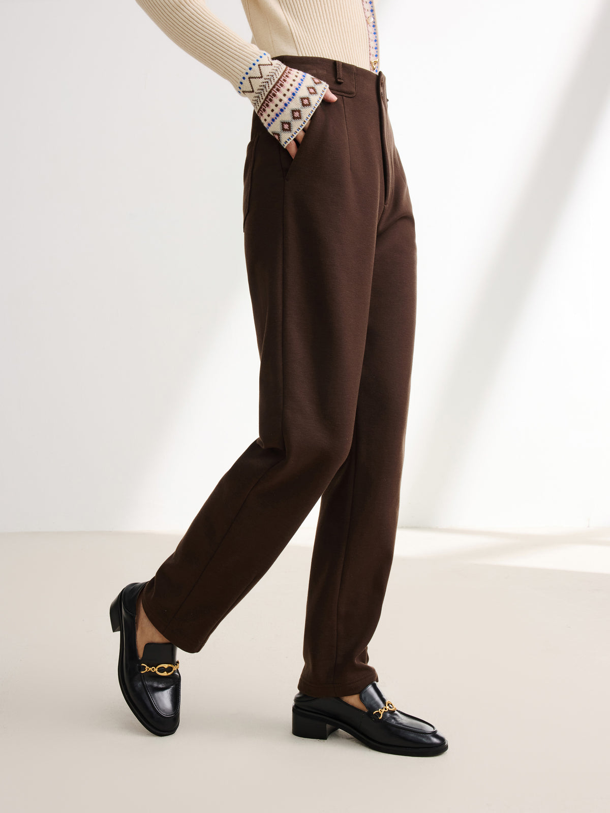 EP YAYING TENCEL Wool Pants
