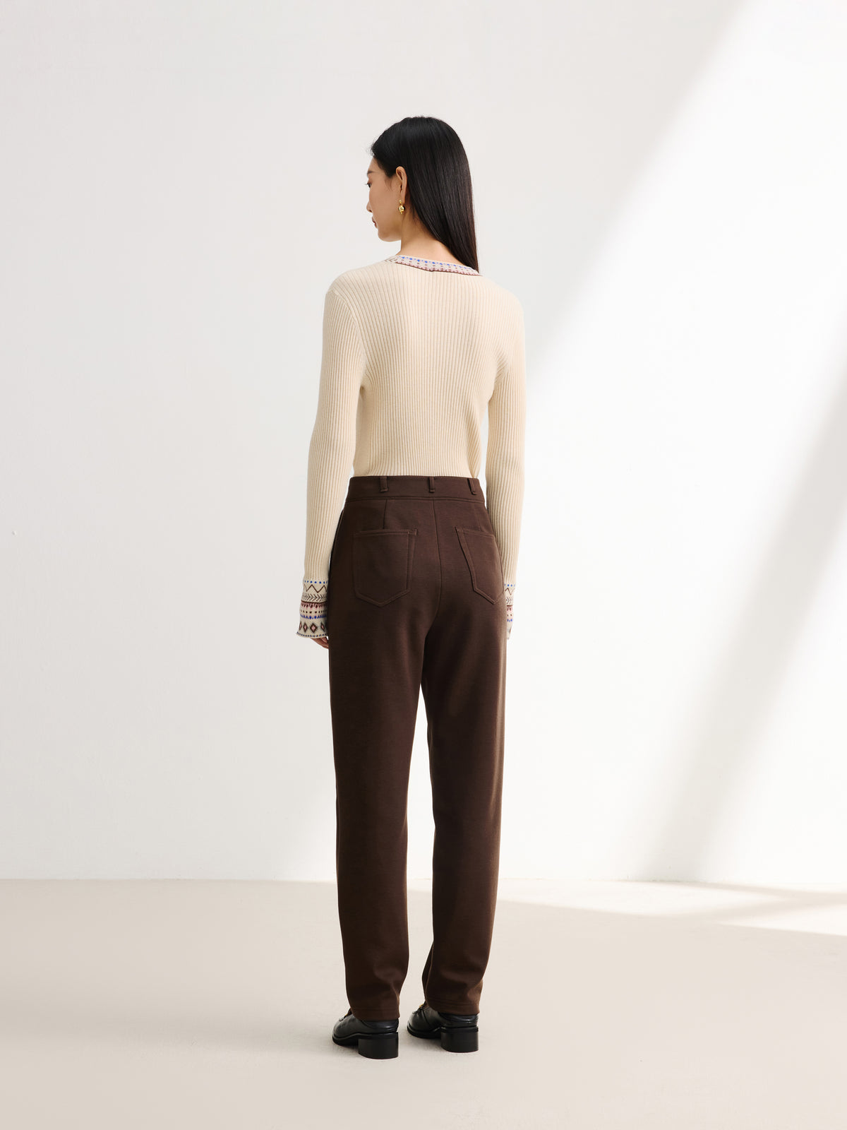 EP YAYING TENCEL Wool Pants