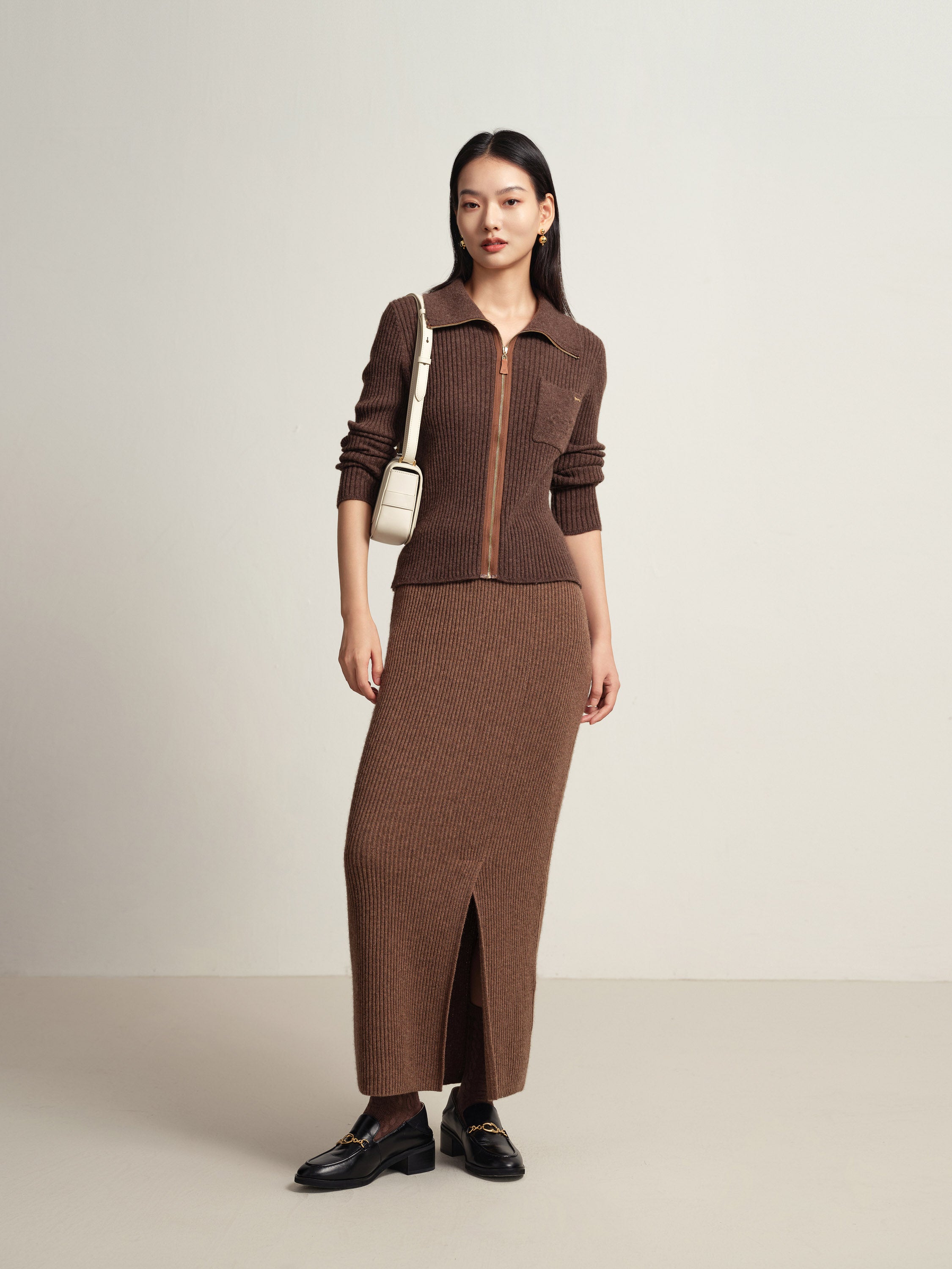 EP YAYING Brown Top