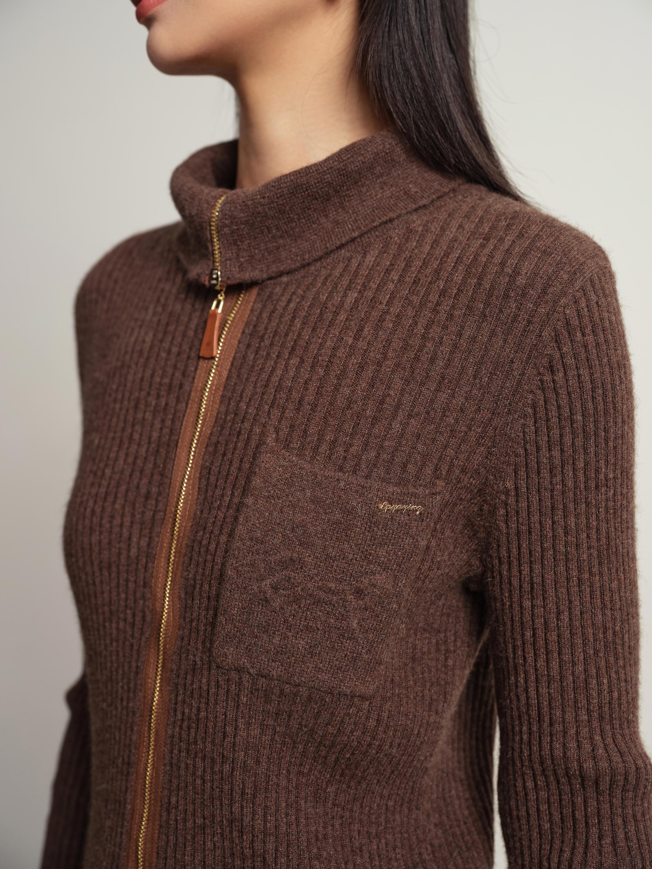 EP YAYING Brown Top