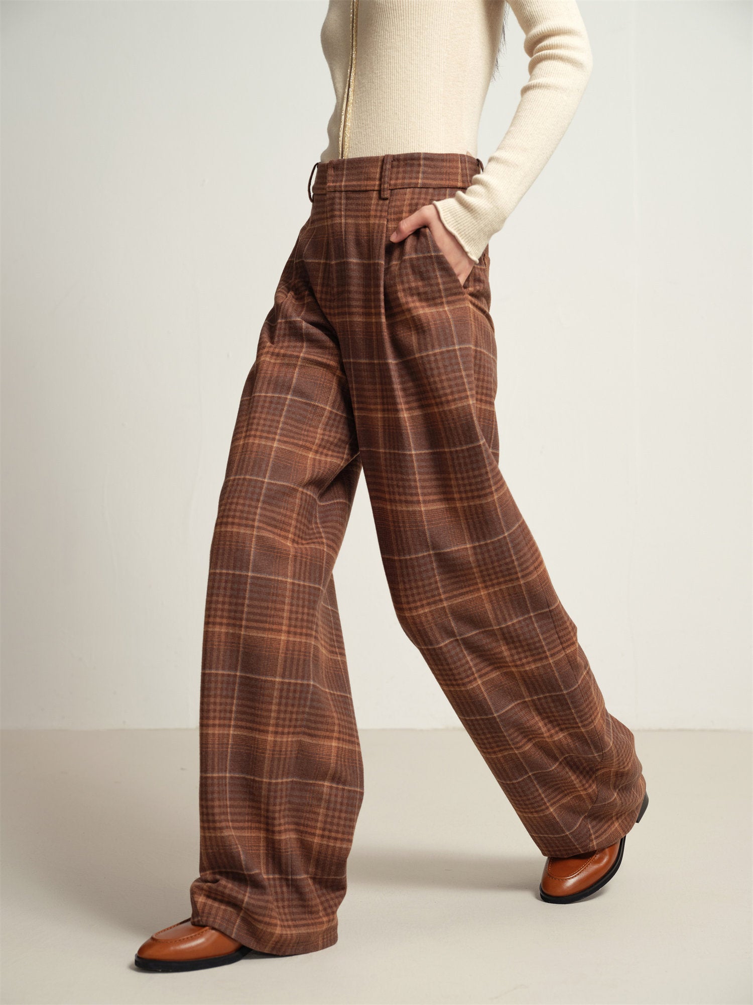 パンツ eaphi WOOL BELTED PANTS (size1) Eaphi WOOL BELTED PANTS