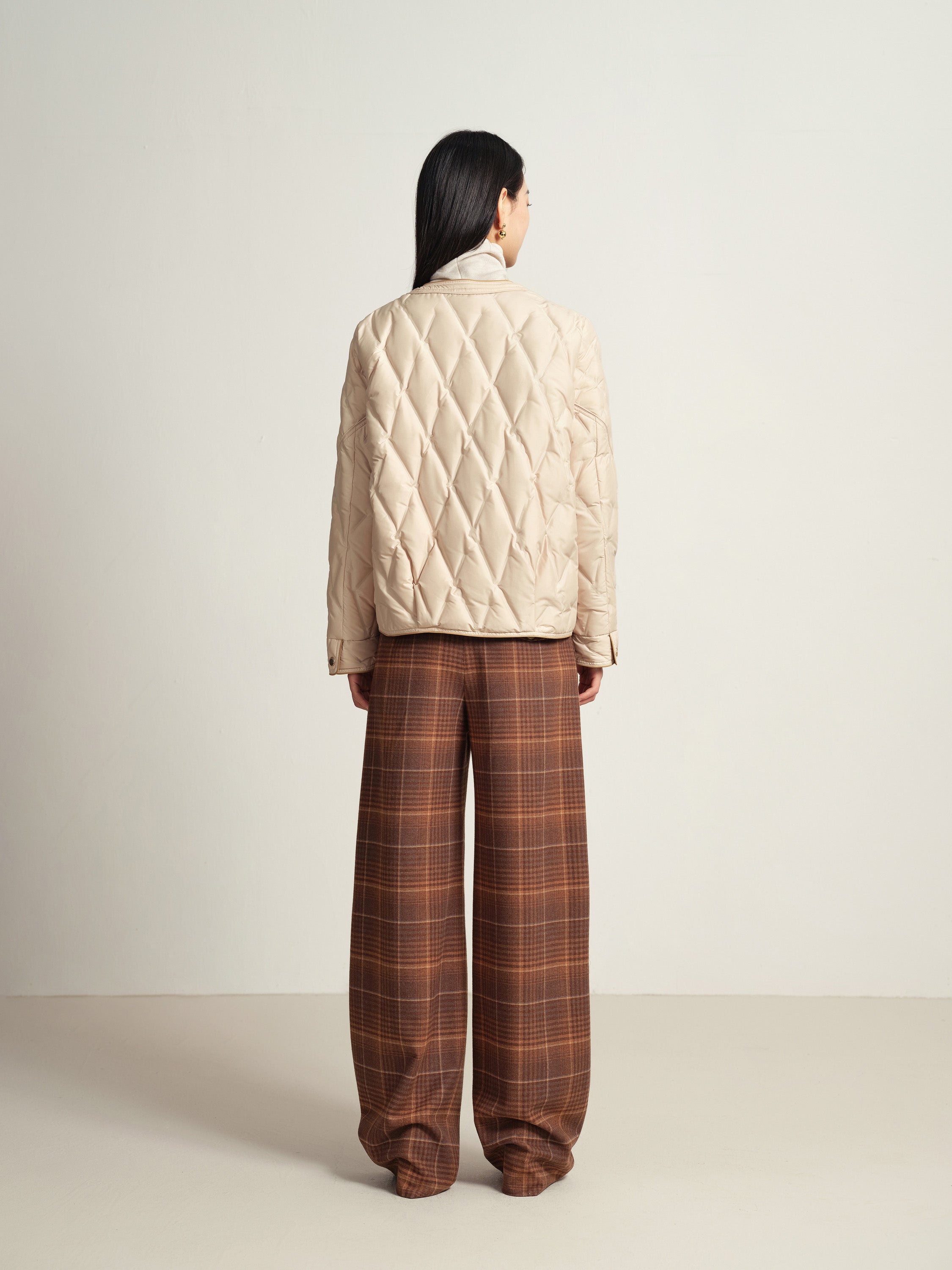EP YAYING Beige Knit Cardigan