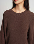 EP YAYING Brown Knit Dress