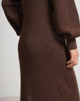 EP YAYING Brown Knit Dress
