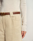 EP YAYING Beige Trousers