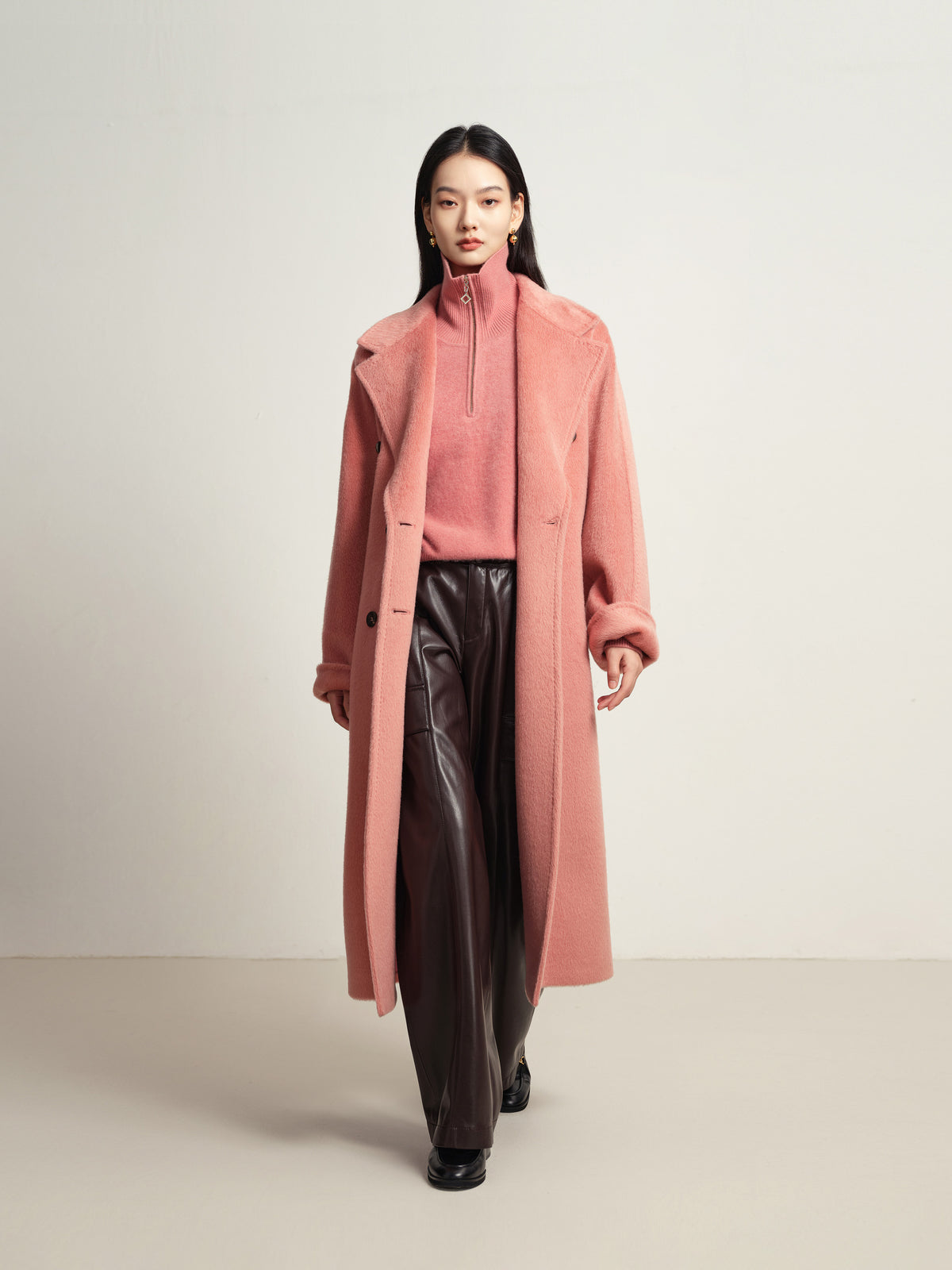 EP YAYING Wool Coat Coat