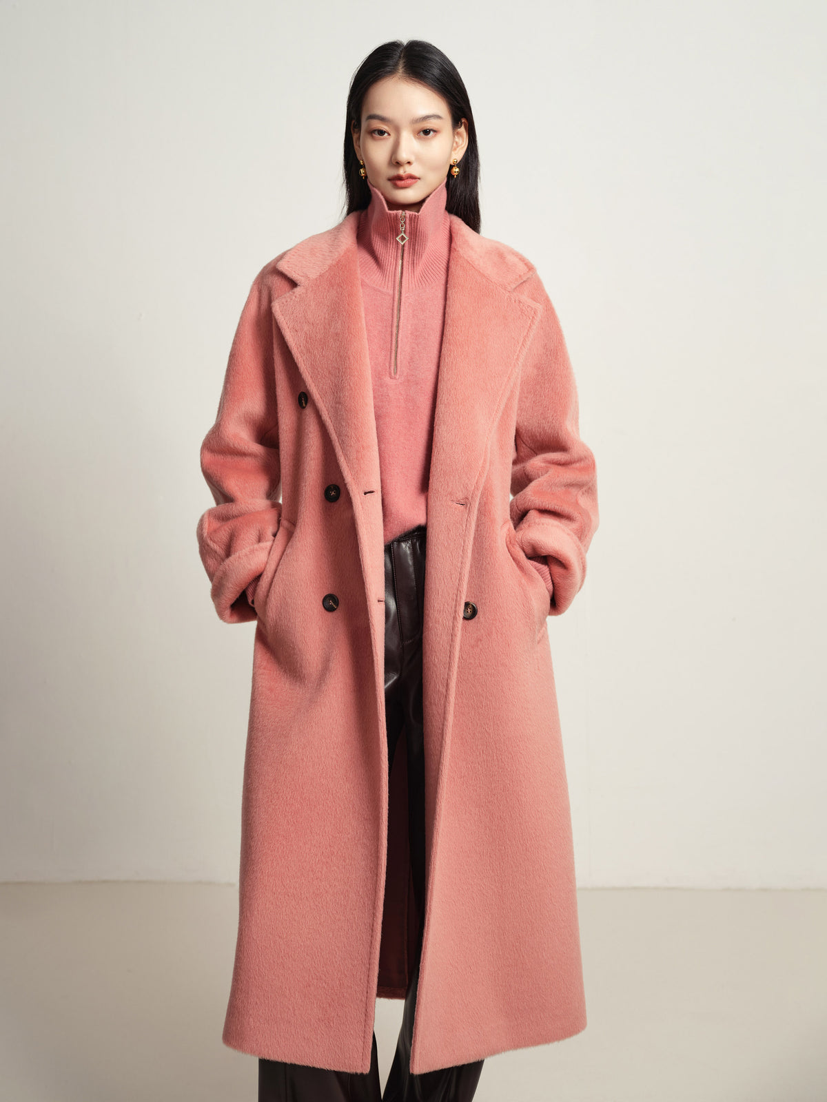 EP YAYING Wool Coat Coat