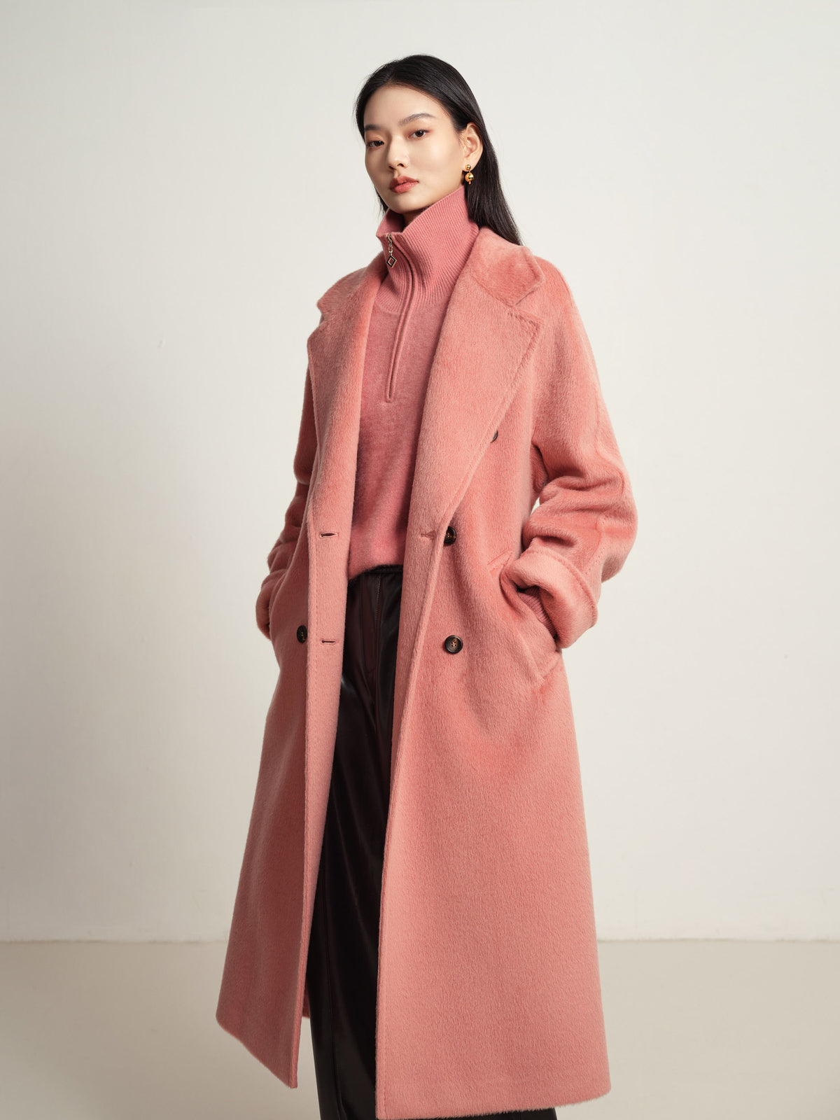 EP YAYING Wool Coat Coat