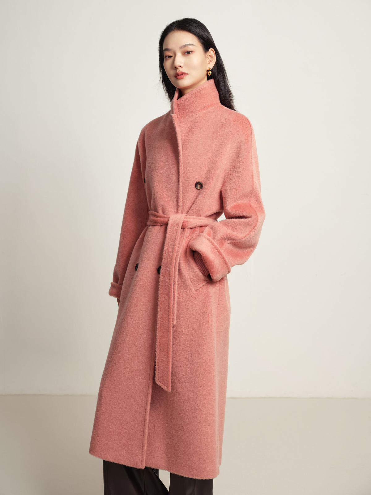 EP YAYING Wool Coat Coat