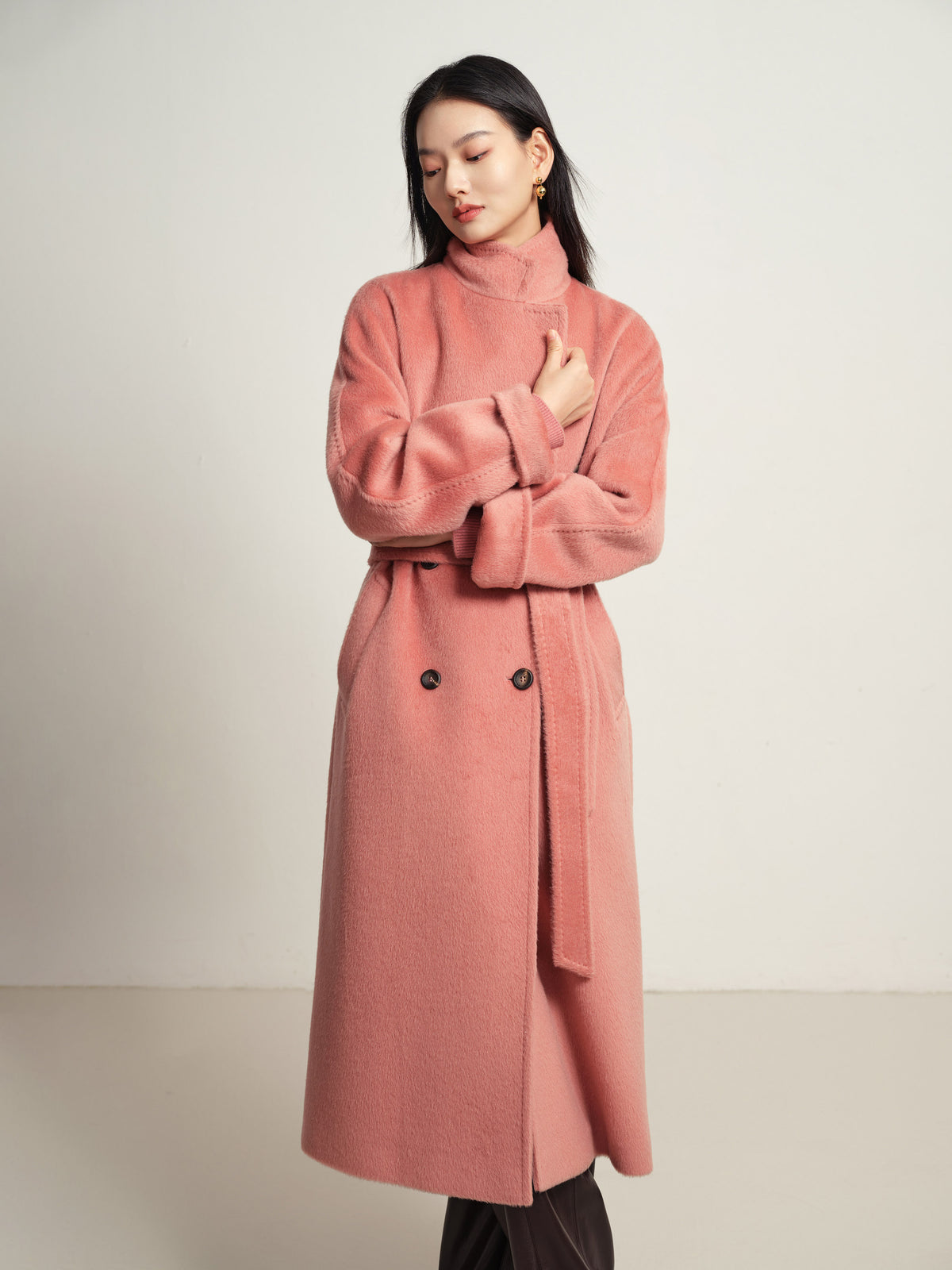 EP YAYING Wool Coat Coat