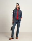 EP YAYING Red Knit Sweater