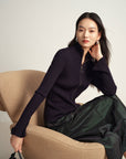EP YAYING Dark Purple Top