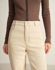 EP YAYING Beige Trousers