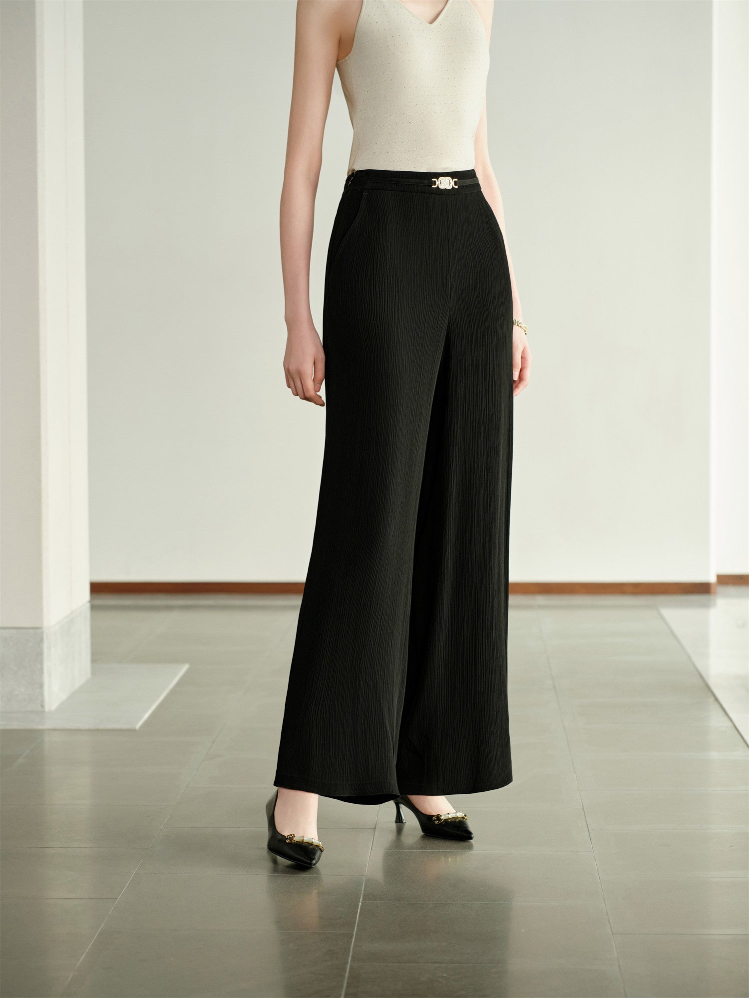 YAYING Straight-Leg Casual Pants
