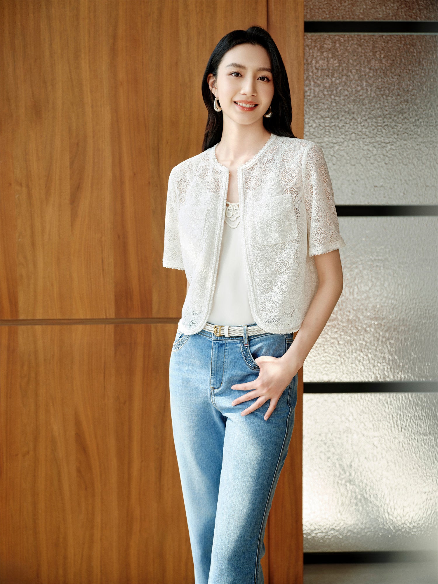 YAYING Water-Soluble Lace Jacket EPKEC1218AW