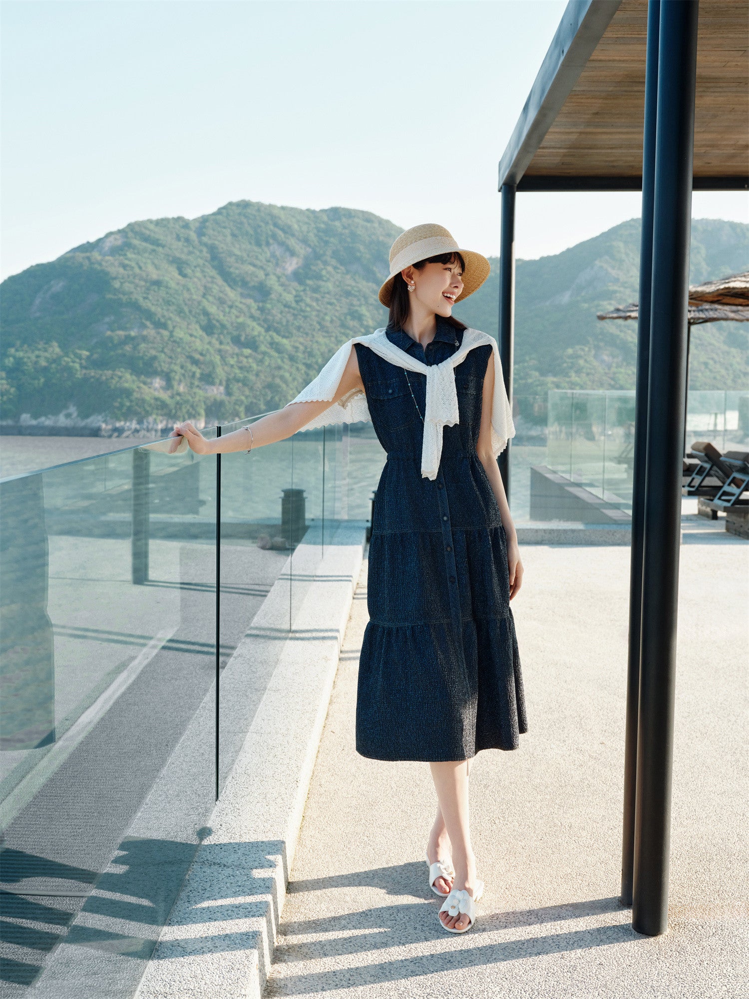 YAYING Textured Dress EPKAA4104AZ