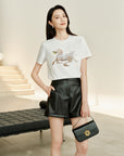 YAYING High-Waisted A-Line Shorts EPKAP6201BH