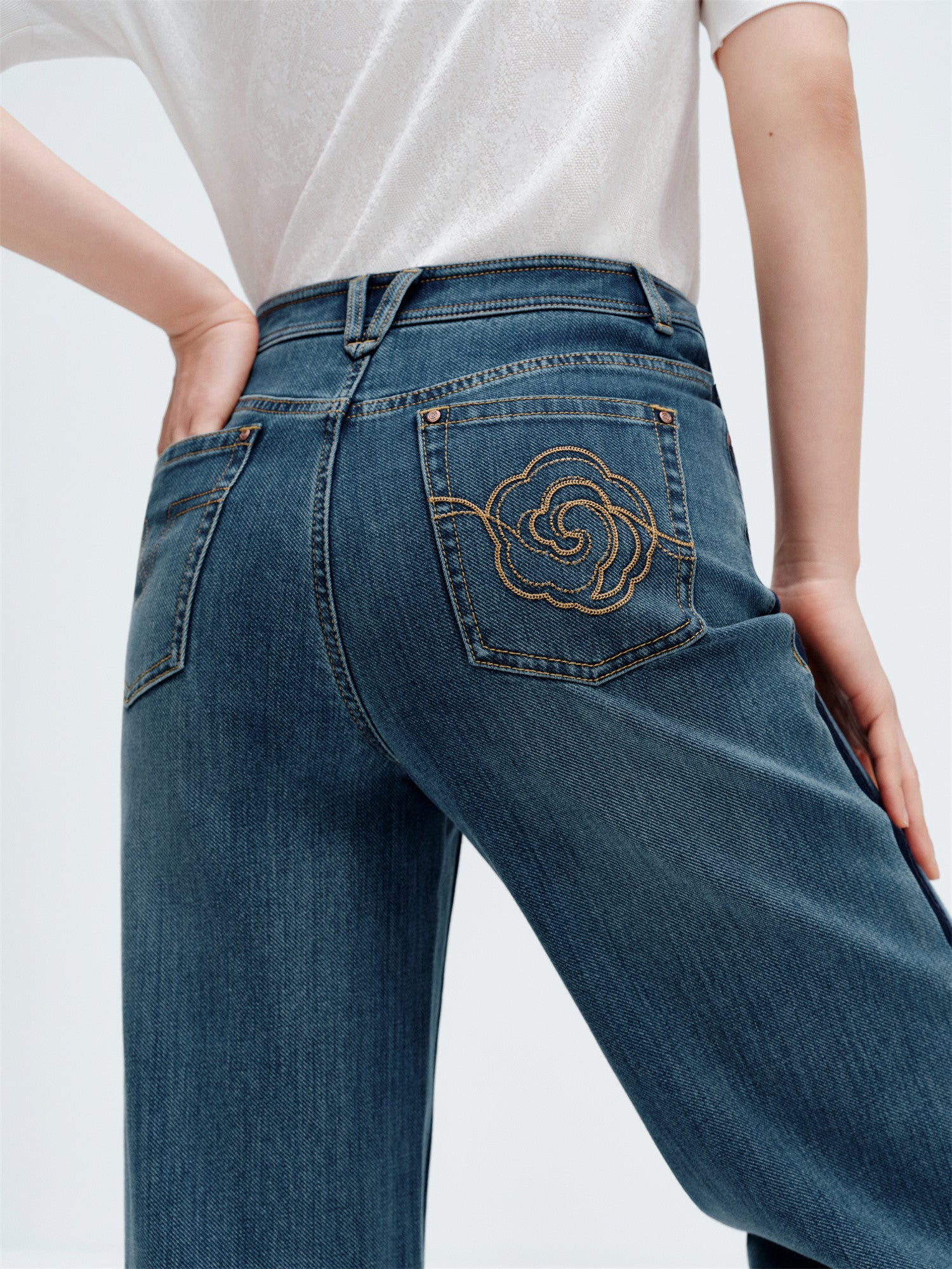 YAYING Wool Tencel Cotton Jeans EPKADJ604AZ