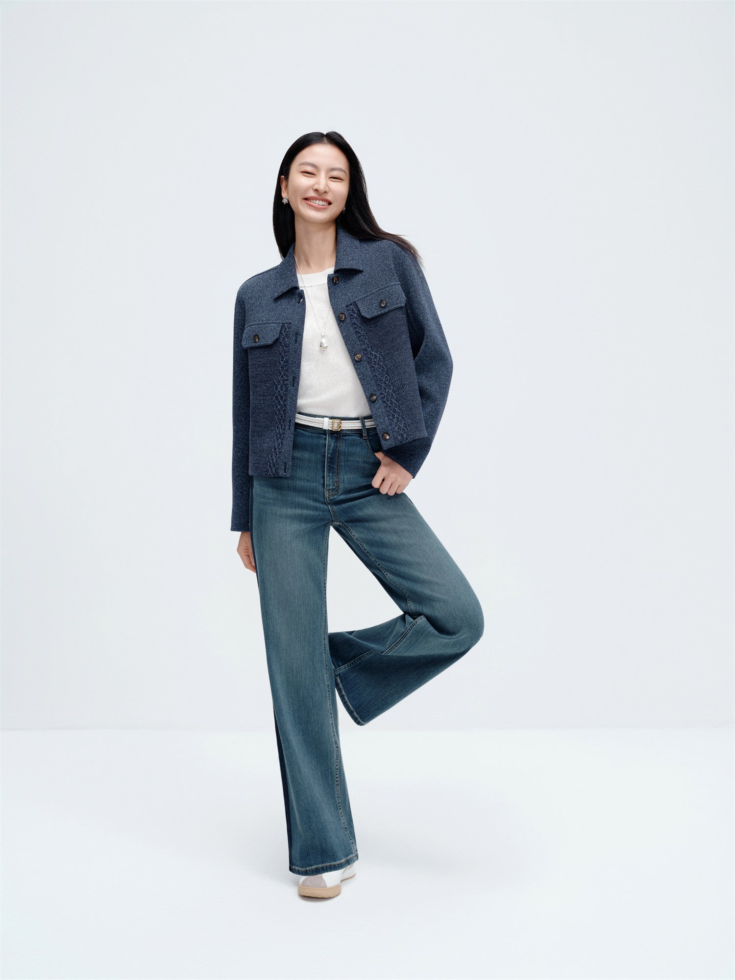 YAYING Wool Tencel Cotton Jeans EPKADJ604AZ