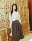 EP YAYING Pure Cotton A-Line Skirt EGKAC3416AC