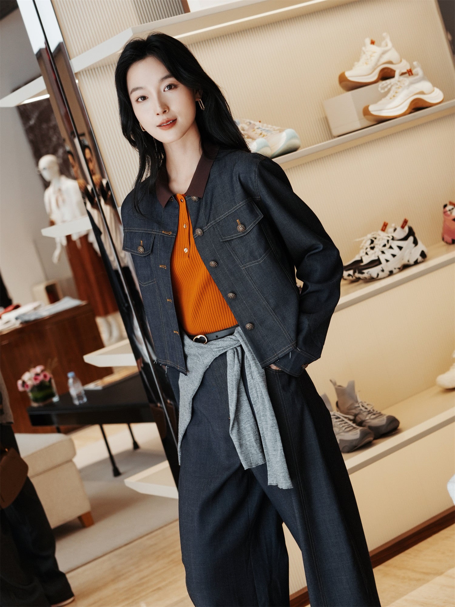 EP YAYING Denim Jacket EGKAW1201AZ
