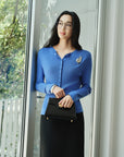 YAYING Pure Wool Knit Cardigan EPKAW9130AB