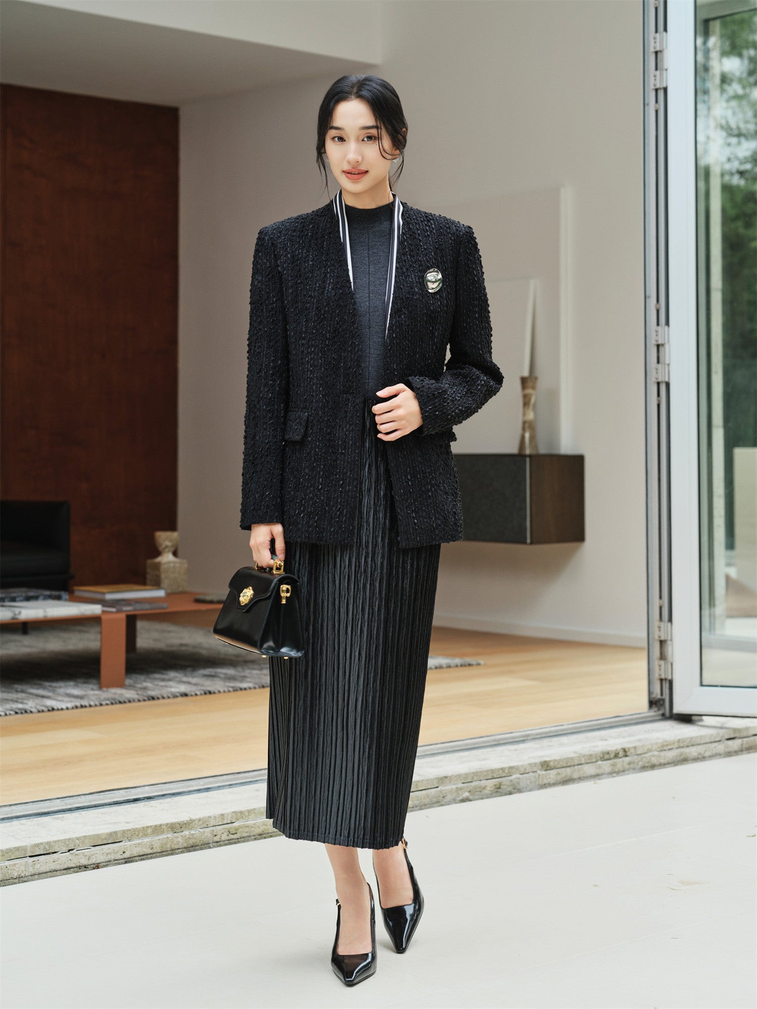 YAYING Tweed-Style Jacket EPKAC1109AH