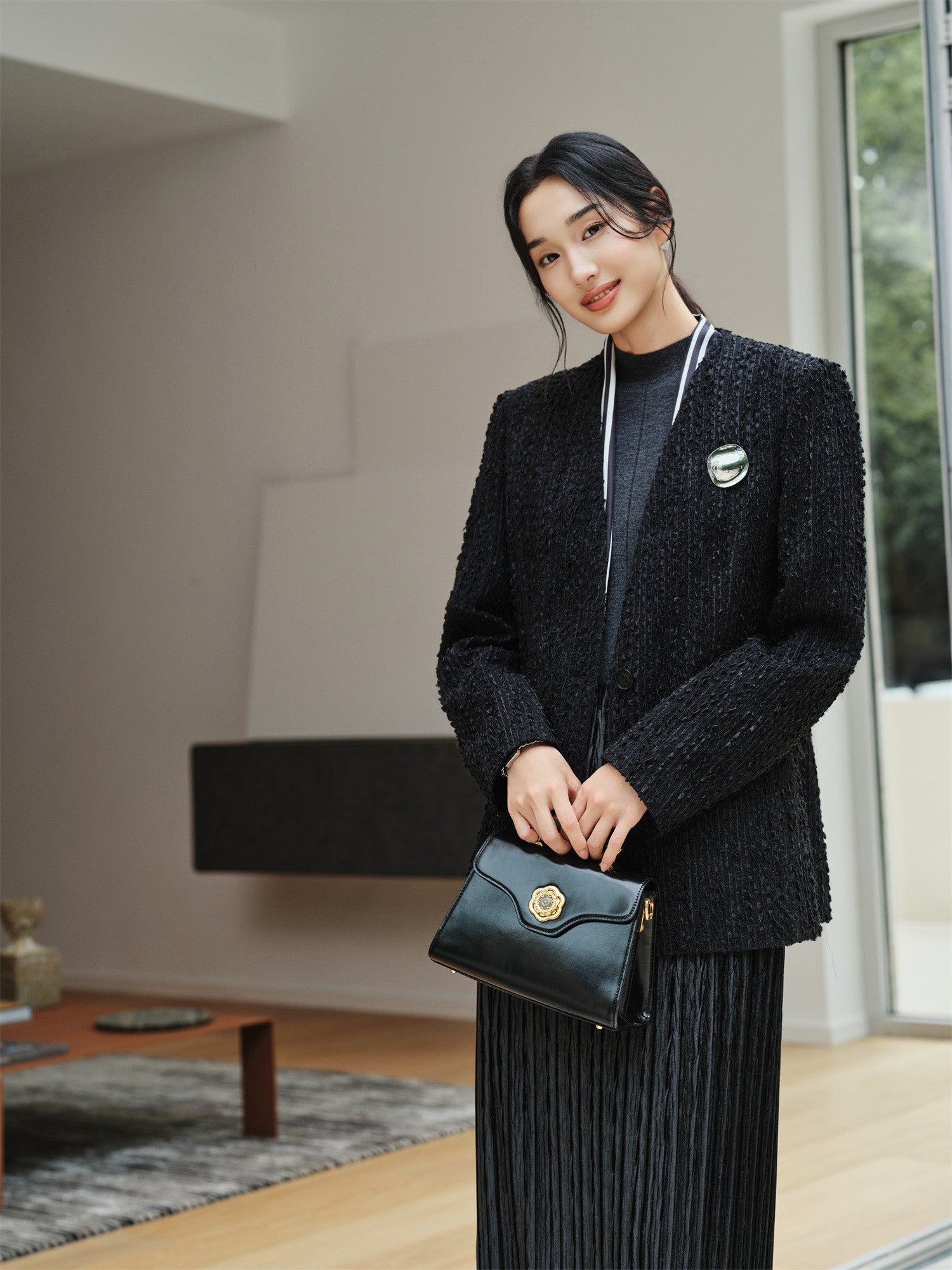 YAYING Tweed-Style Jacket EPKAC1109AH