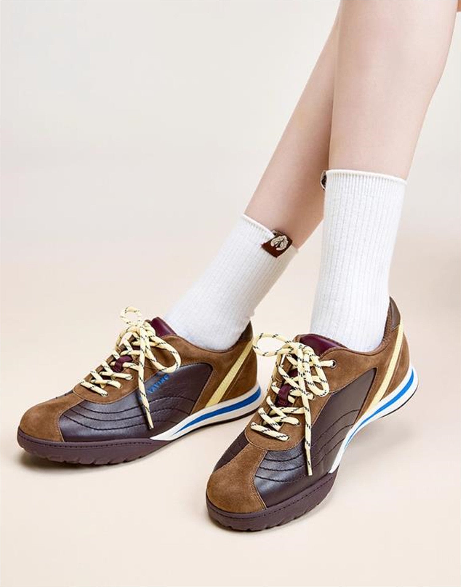 EP YAYING Color-Block  German Trainer Sneakers