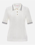 EP YAYING Collared Knit Base Layer Top EGKAA9547BW