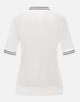 EP YAYING Collared Knit Base Layer Top EGKAA9547BW