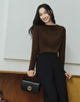 YAYING Wool-Blend Long-Sleeve T-Shirt EPKAA5501AK