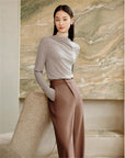 YAYING Wool-Blend Long-Sleeve T-Shirt EPKAA5501AC