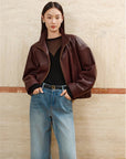 YAYING Vintage Faux Shearling Jacket EPKAP1240AL