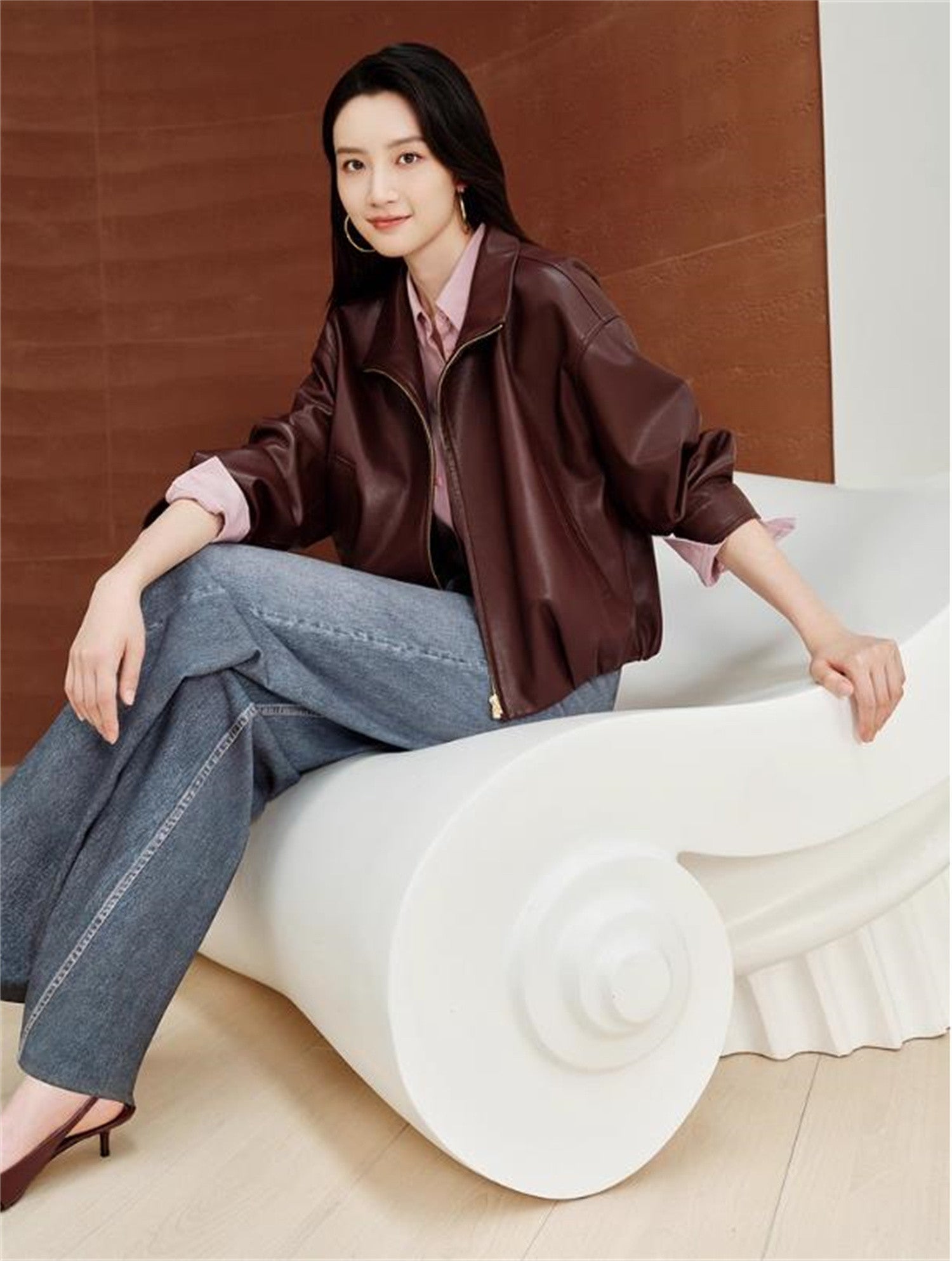 YAYING Vintage Faux Shearling Jacket EPKAP1240AL