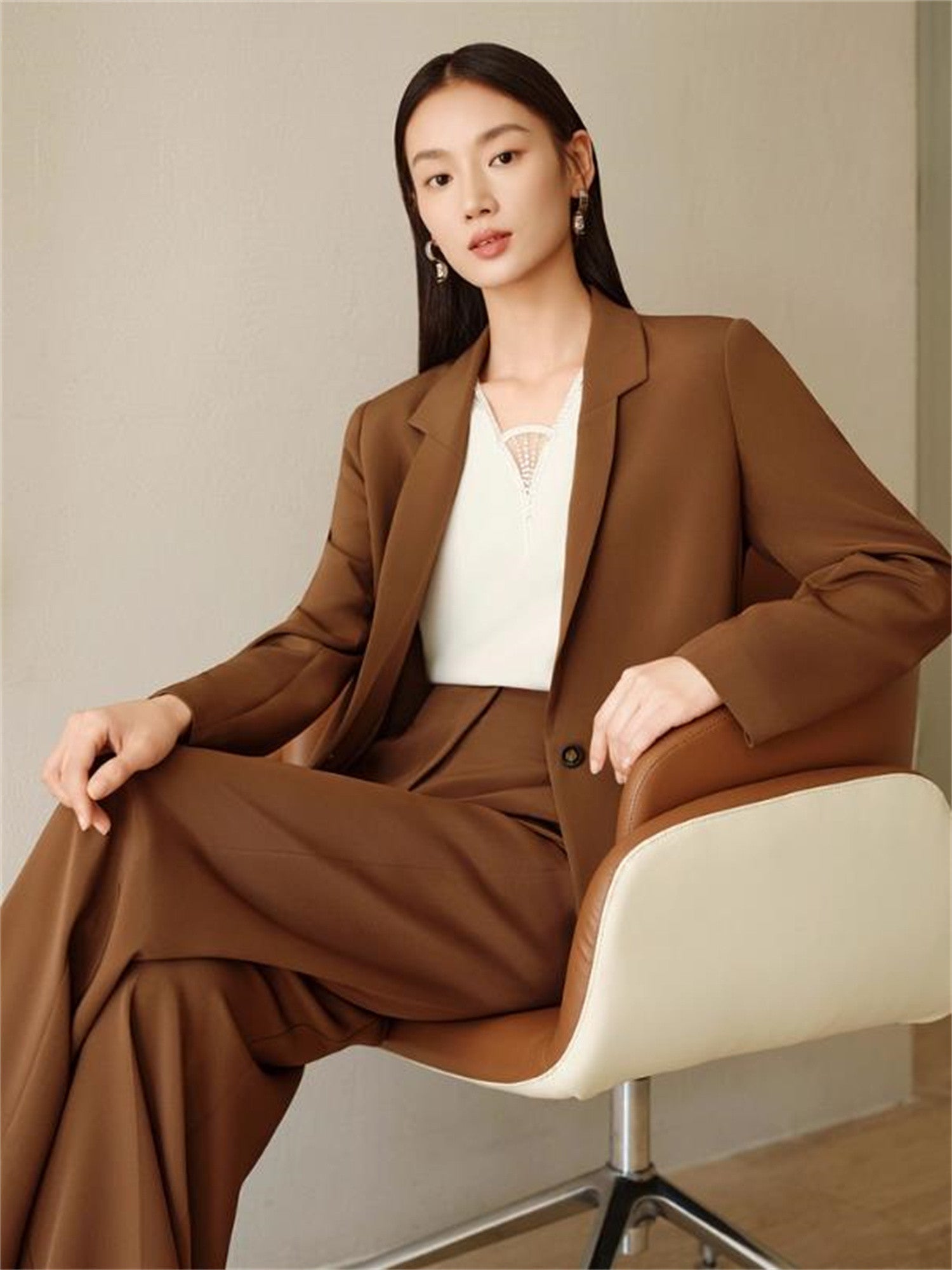 YAYING Silk Waist-Fitted Jacket EPKAS1106AK