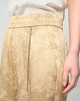 EP YAYING Mulberry Silk Wide-Leg Pants