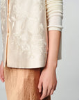 EP YAYING Heavy Embroidery Vest Jacket EGKEA1030AW