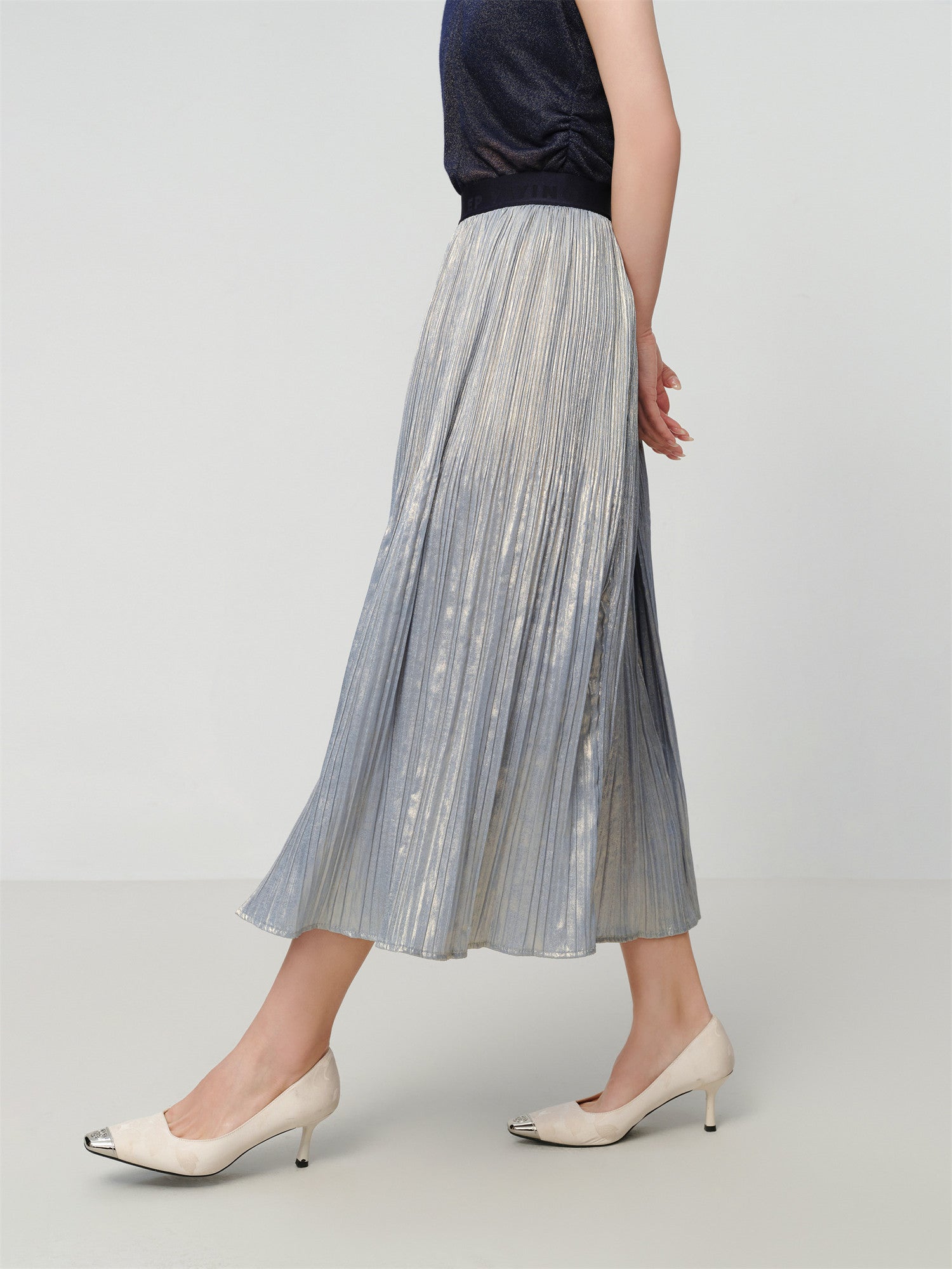 EP YAYING A-Line Pleated Skirt EGKEA3417AB