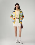 EP YAYING Cashmere blend V-neck long Cardigan Sweater