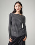 EP YAYING Merino Wool Long Sleeve Top
