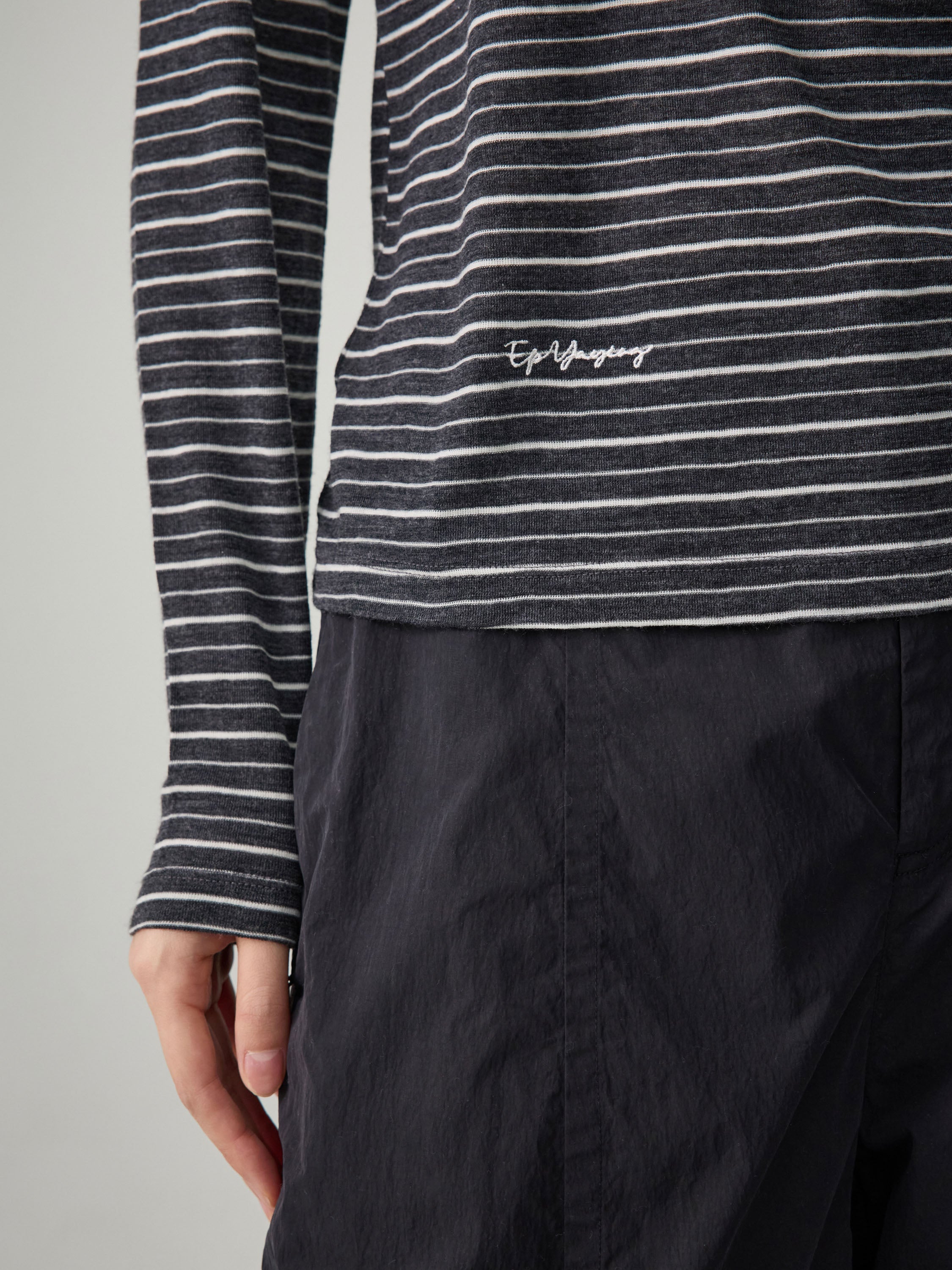 EP YAYING Merino Wool Long Sleeve Top