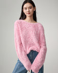 EP YAYING Silk Knit Sweater
