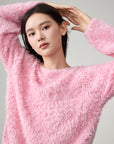 EP YAYING Silk Knit Sweater