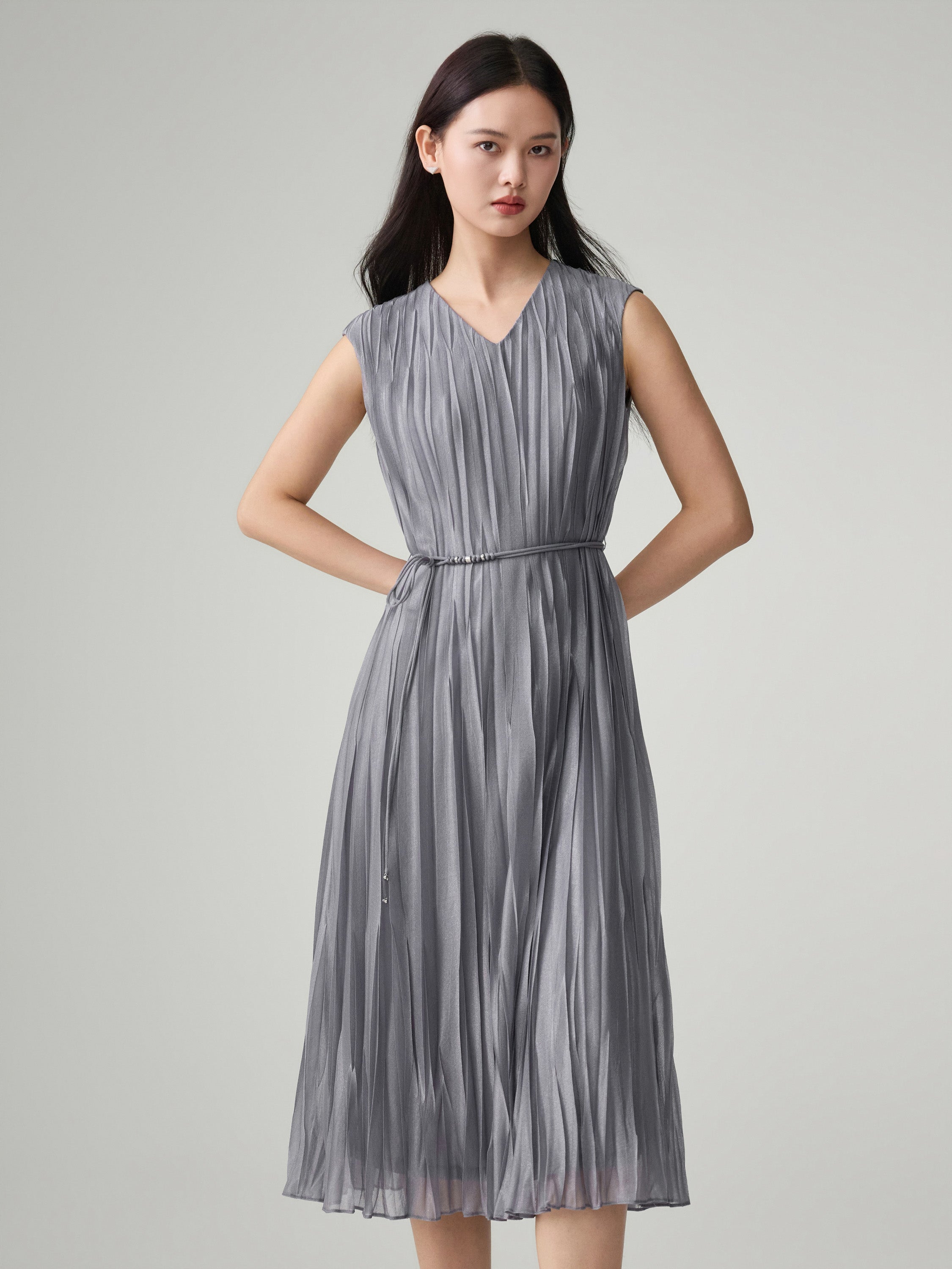 EP YAYING Elegant V-Neck Dress