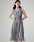EP YAYING Elegant V-Neck Dress