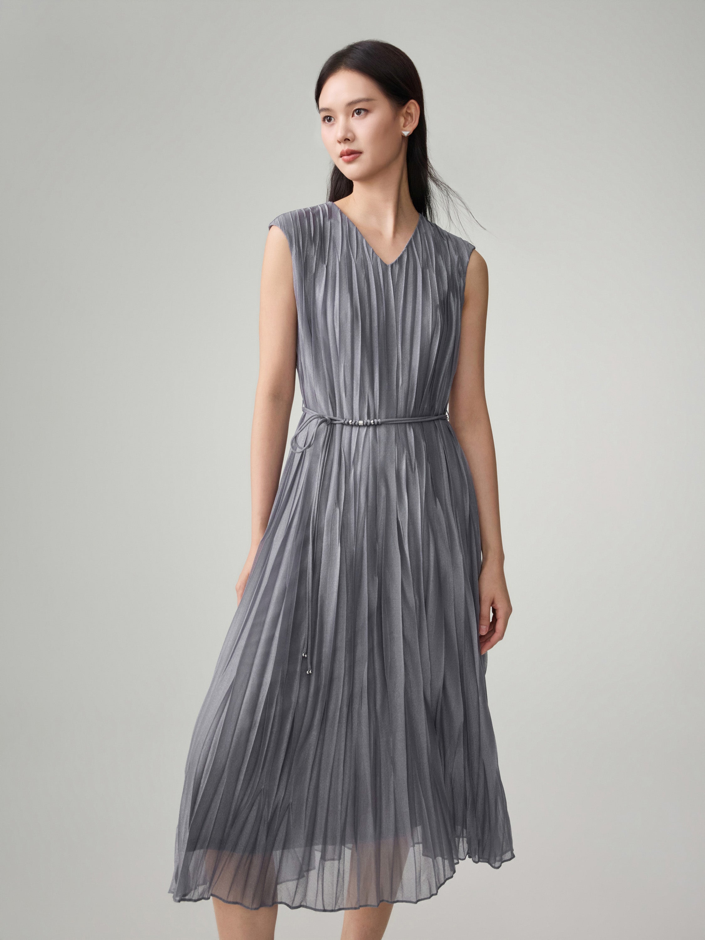 EP YAYING Elegant V-Neck Dress