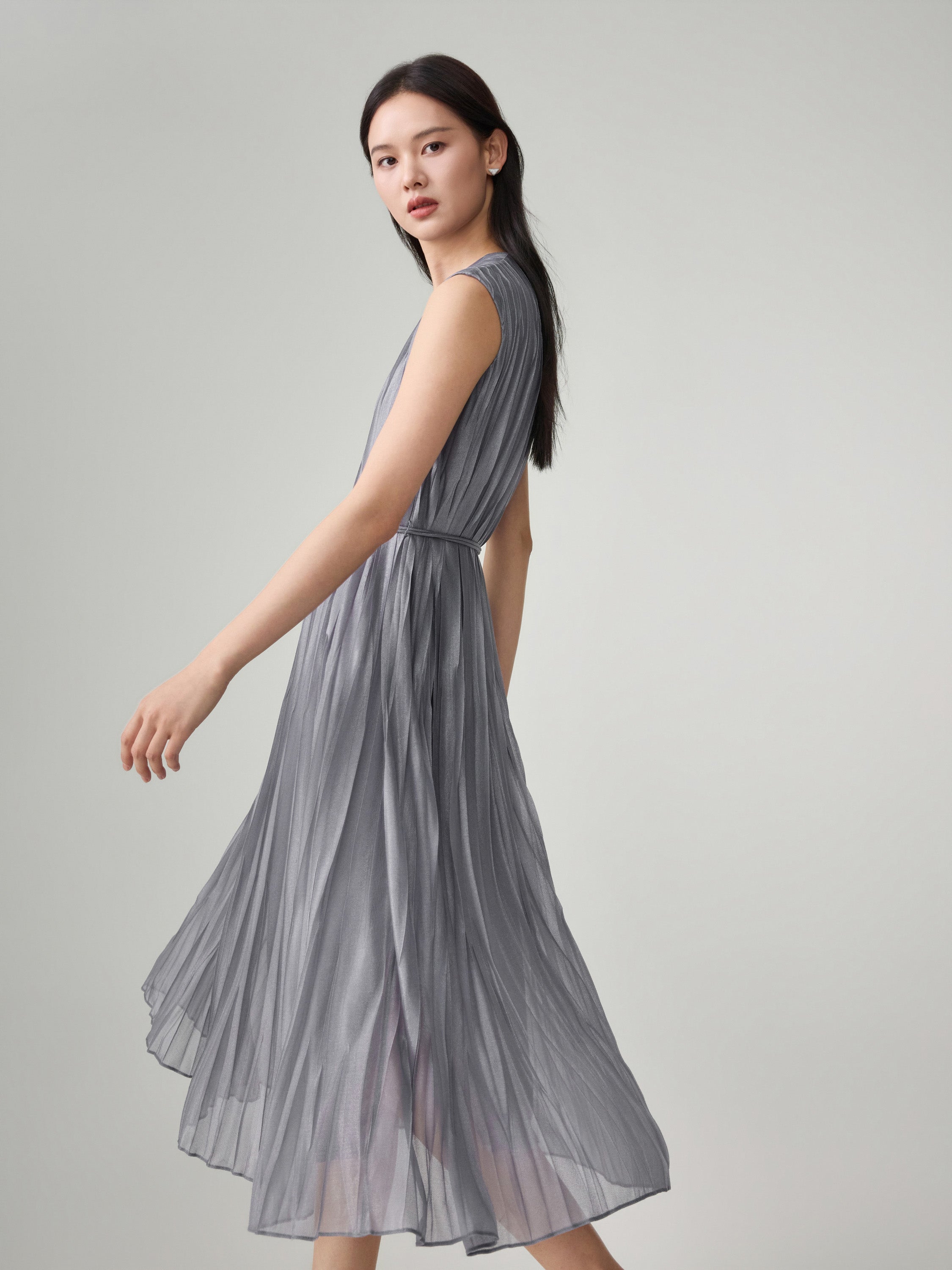 EP YAYING Elegant V-Neck Dress